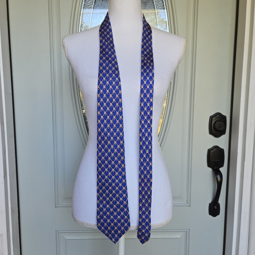 Alynn Block & Tackle Nautical Silk Tie